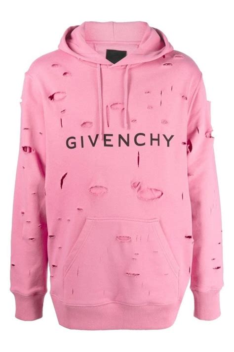 givenchy ripped hoodie.